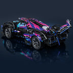 Mesiondy Cyberpunk V12 Hypercar Building Kit – 1039 PCS Premium Brick System | Italian Supercar Technic Model | Scissor Door & Active Wing Detail