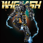 Mesiondy Obsidian Enforcer Mech Building Kit – 2362 PCS Premium Brick System | Energy Whip Effects | Light-Up Reactor Details