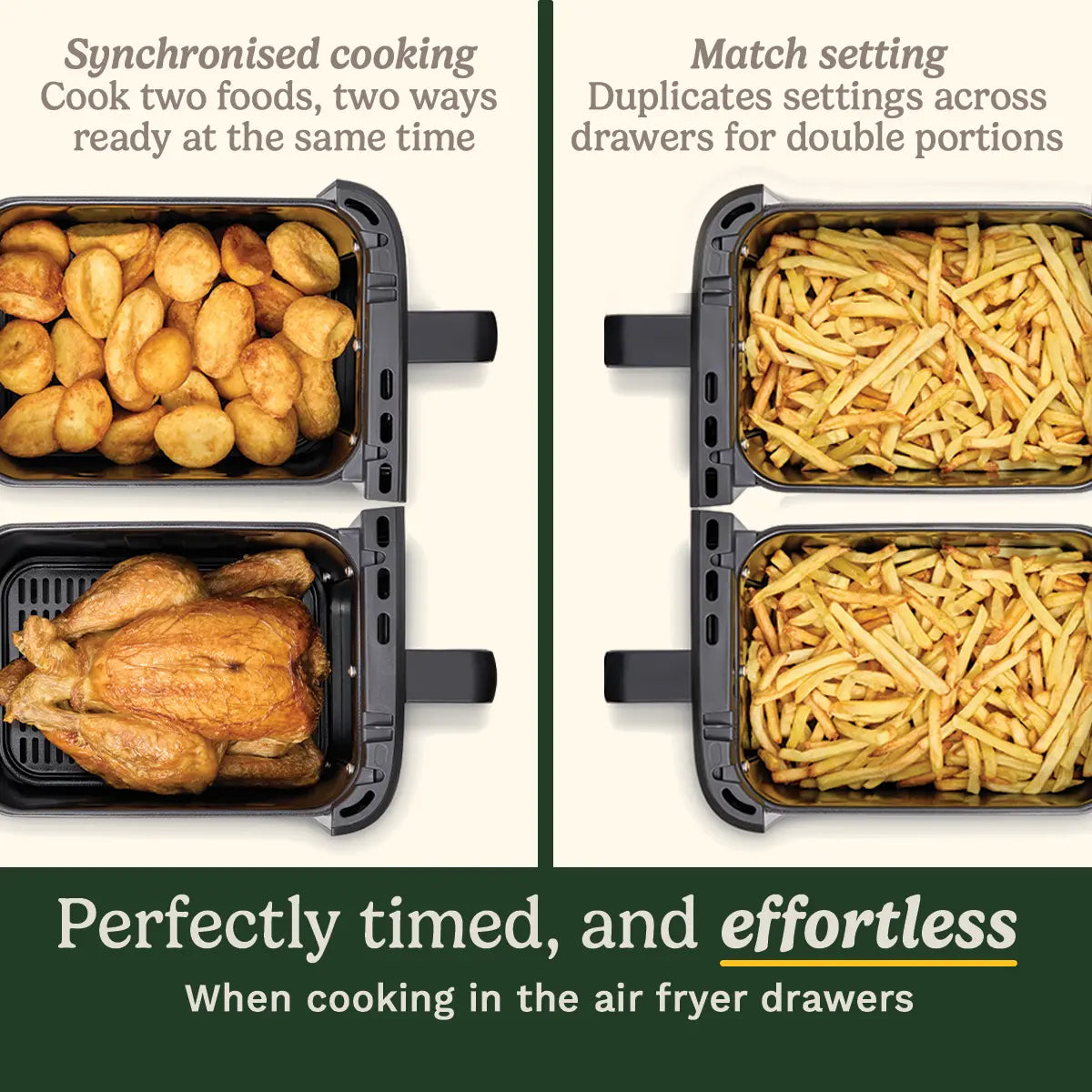 Tri Zone 13.6L Air Fryer & Oven