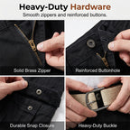 Men's Knee-Length Tactical Work Shorts